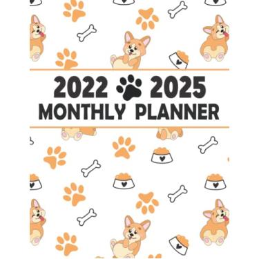 Imagem de Monthly Planner 2022-2025: Cute Welsh Corgi In Planner | 4 Year Monthly Planner | 48 Months Agenda|Schedule Organizer & Agenda With Projects/Notes/Goals & Checklists