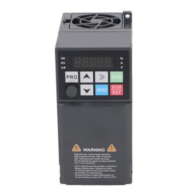 Imagem de Conversor Vetorial de Unidade de Frequência Variável, 0,75kw, 3 Fases, Inversor Ac380v, 50/60hz, 3,4a, Entrada 2,5a, Saída, Material de Pc Industrial, Calor