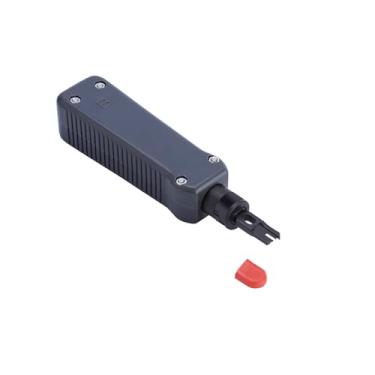 Imagem de Cortador de Fio de Cabo de Rede de Ferramenta Perfuradora de Impacto de para Terminar e Assentar Fios Em Blocos de Terminais, Alça Confortável, Lâmina