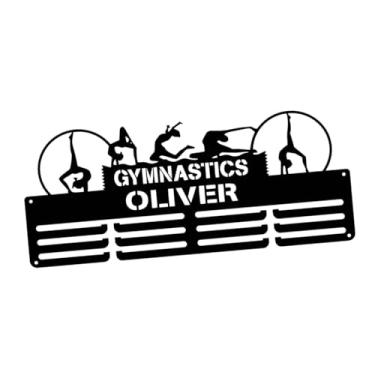 Imagem de YWJLQH Medalha Cabide Porta Medalhas Fácil Instalação Medalhas de Ferro Organizador de Parede Montado na Parede, Ginástica