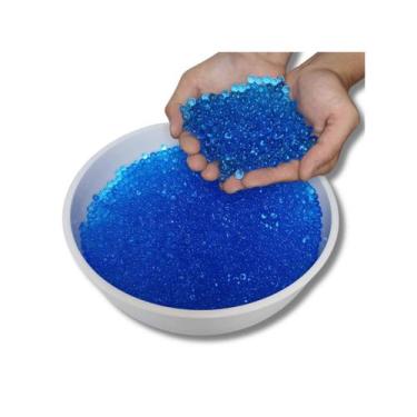 Imagem de Bolinhas Gel Azul 10000 Unidades  Bolinhas Leves  Práticas Diversão - 