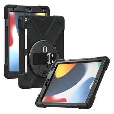 Imagem de CODi Capa de transporte robusta para tablet Apple iPad de 10,2 polegadas (geração 7, 8, 9) - preta