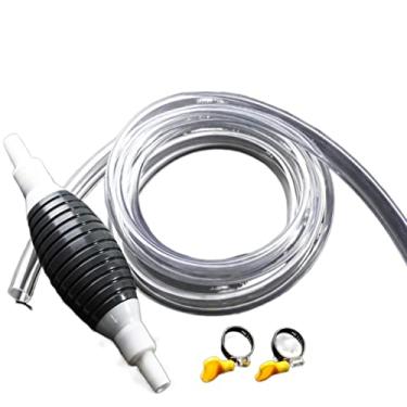 Imagem de Bomba de combustível universal para carro bomba de combustível 1,5 m 2 m kit de bomba de óleo acessórios automotivos manual bombeamento de tubo de sucção manual para bomba de gás de gasolina líquida