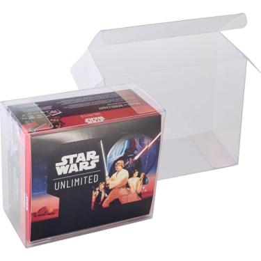 Imagem de Capa protetora para Star Wars Unlimited Booster Box Display de plástico transparente (pacote com 10)