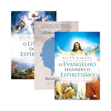 Imagem de Kit Estudo 03 Livros: O Evangelho Segundo O Espiritismo, Livro Dos Esp