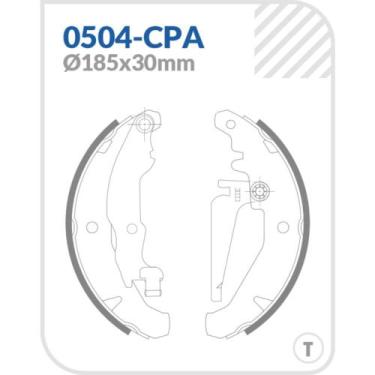 Imagem de Sapata de Freio Traseiro Fiat Palio 1996 a 2019 COBREQ