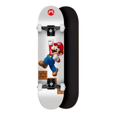 Imagem de Skate Montado Mario E Luigi Completo Profissional 8.0 Varios