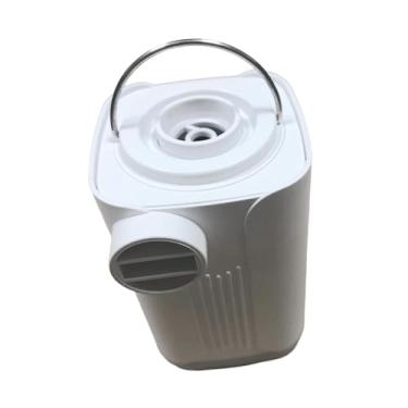 Imagem de oshhni Pequena bomba elétrica inflada deflate portátil mini luz de camping de colchão de ar portátil para brinquedos de piscina acampamento ao ar livre