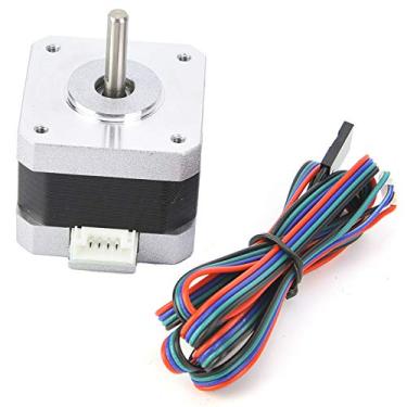 Imagem de MUNEFE Motor de passo, motor de passo bipolar, nema 17 motor de passo de 1,8 graus para impressora 3D eixo XYZ extrusora CNC 34mm de altura