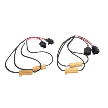 Imagem de 2 PCS 50W 6OHM LED CARGA Decodificador - Plugue Anti -tremor e Reprodução para Turn & Daytime Running Light