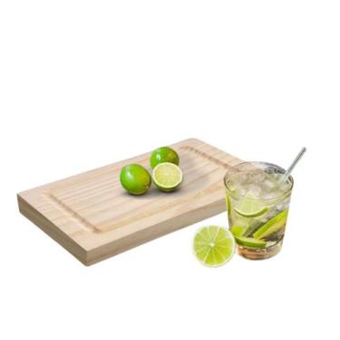 Imagem de Mini Tábua Para Caipirinha Ou P/ cortar Temperos de Madeira - speziall