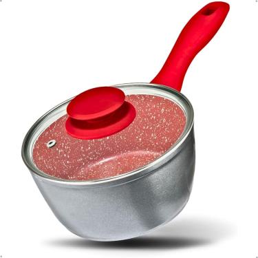 Imagem de Panela Revestimento Redstone Tampa De Vidro 16cm 1,4L Philco