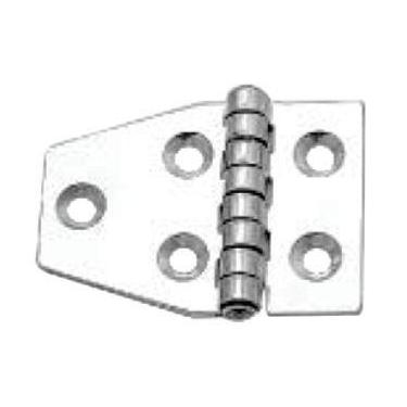 Imagem de Dobradiça 5 Furos Em Aço Inox Para Tampas Lancha Motorhome - Abrolhos 