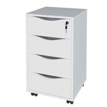 Imagem de Gaveteiro 4 Gavetas com Chave e Rodízios Pit