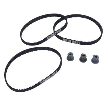 Imagem de 3 Conjuntos 535-5M-15 Correia Dentada Kit Polia, Precise Synchronous Unidade Belt Set para Estrada e Mountain Bikes