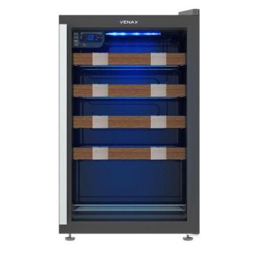 Imagem de Adega Piubella 100L 24 Garrafas Preta Venax 110V 7831, Preto, 110V