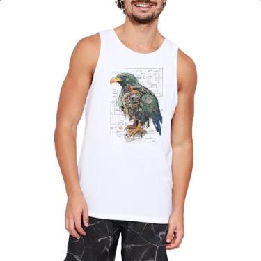 Imagem de Camiseta Regata Aguia Mecanica Interna Cyberpunk - Alearts, EG