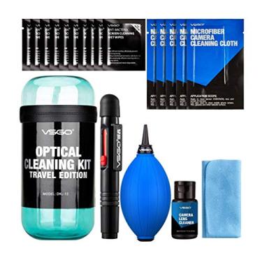 Imagem de VSGO DKL-15B Professional Cleaning Kit for DSLR Cameras and Sensitive Electronics Bundle with 0.5oz VSGO Photo Lens and LCD Cleaner 3 Color for Option(Black, Blue, Red) (Blue)