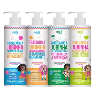 Imagem de Kit Widi Care Infantil Jubinha Shampoo, Condicionador, Creme de Pentea