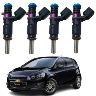 Imagem de 4 Bicos Injetores Sonic 1.6 16V 2012 A 2014 Siemens Deka - Deka Siemen