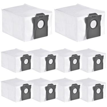 Imagem de Pacote com 10 sacos de pó compatíveis com aspirador de pó Dreame X30 Ultra / X40 / X50 / L10s Pro / L40 Robot Aspirador, 3L de grande capacidade, acessórios para sacos de pó