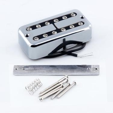 Imagem de FLEOR Captador de pescoço Alnico 2 Mini Humbucker estilo filtrotron - cromado
