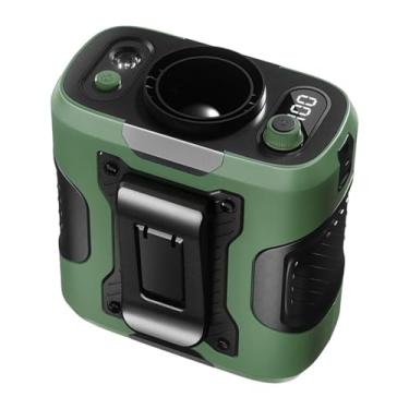 Imagem de FLCPJGV Ventilador portátil com clipe de cintura para ar condicionado Mini ventilador portátil para de sala de estar, Verde