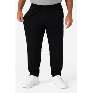 Imagem de Calça Tactel Elastano Forrada Masculino Forro Butu Biru, Preto, G