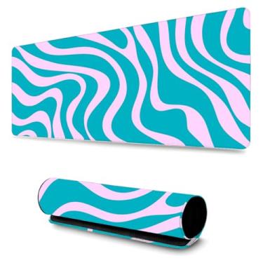 Imagem de Mouse Pad Gamer Profissional Grande Confortavél Anti Derrapante 90x40 - Abstrato RJ