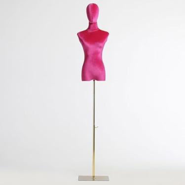 Imagem de Corpo De Manequim Torso, Manequim Ajustável, Manequim Realístico, Manequim Feminino, Altura Ajustável, W/base De Metal Manequim, Rose Red Velvet, A
