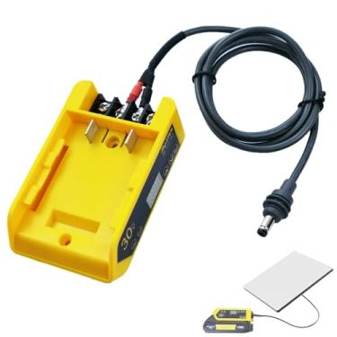 Imagem de Adaptador de bateria compatível com interface DC de bateria Dewalt compatível com Starlink Mini