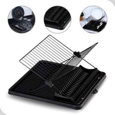 Imagem de Escorredor flex dobrável black cozinha compacta - Arthi