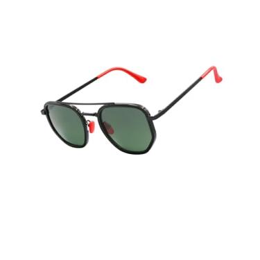 Imagem de Óculos de Sol Piloto Aviador Clássico Hexagonal Premium Lente G15 UV400 Feminino Unissex - Modelo Chicago - Cacife Brand