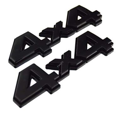 Imagem de PartsTo Emblema de decalque 4x4 com adesivo para Toyota Tacoma Hilux Tundra SUV Truck Tailgate Fender