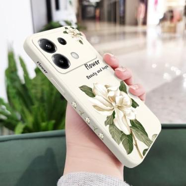 Imagem de Capa de silicone com flores para Xiaomi Poco F7 X7 X6 F6 M6 M5 M5S F5 X5 F4 X4 M4 F3 M3 X3 Pro Ultra 4G 5G GT, branca, para POCO X3 Pro