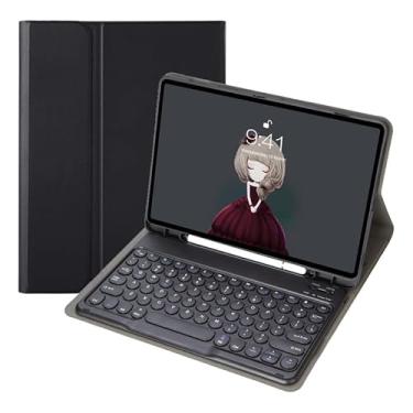 Imagem de Teclado Redondo Bluetooth E Capa Para iPad Pro 11 Air 4/5 10.9 Pol