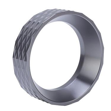 Imagem de KIMISS Dosagem Funil for Coffee Mac S - Anel de Dosagem de Liga de Alumínio Magnético, Acessório Portafilter de 48 Mm para Fabricação de Cerveja Em Casa e Escritório (Cinza)