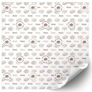 Imagem de Papel Manteiga Antigordura BROWNIE 30x30cm 500 UNIDADES
