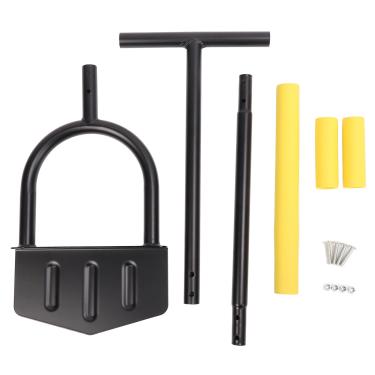 Imagem de Ganhico manual Edger viu dente meia -lua destacável Longa alça de mão Ferramenta de orla para o jardim de etapa Material de aço de jardim 1455g