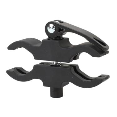 Imagem de Lâmpada de bicicleta Clipe de suporte do suporte de montagem Grampo de montagem de lanterna de plástico ajustável para acessórios de farol de bicicleta de montanha 25 35 mm