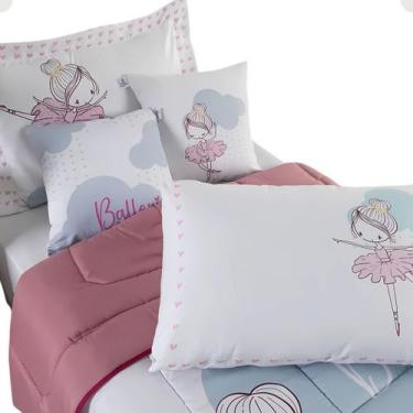 Imagem de Kit Edredom 05 Peças Juvenil Hipercal 400 Fios - MR Enxovais