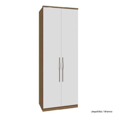 Imagem de Guarda Roupa Modulado 02 Portas 245cm Setiba - Móveis Rimo, Jequitibá/