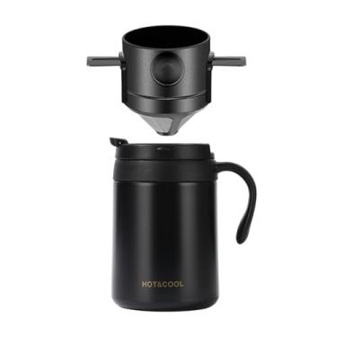 Imagem de ＫＬＫＣＭＳ Conjunto de Cafeteira Portátil Mantém Quente Ou Frio para Camping, Atividades Ao Ar Livre, Escritório em Casa