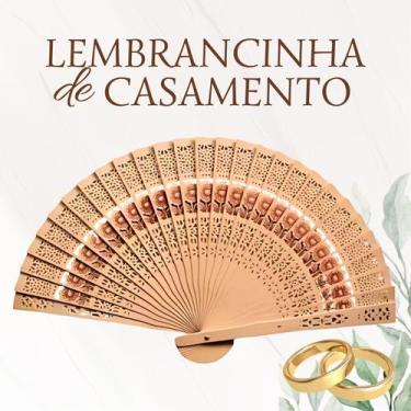 Imagem de Leques Japonês em Madeira Lembrancinha de Casamento Noivado Bodas ou F