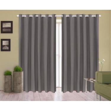 Imagem de Cortina Blackout Corta Luz 2,80 X 2,00 Antimofo Sala Quarto Cozinha Ev