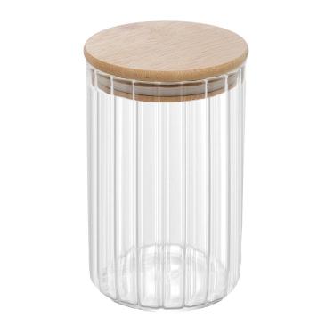 Imagem de Porta Mantimento Wolff 700ml Vidro Borossilicato Tampa Bambu 