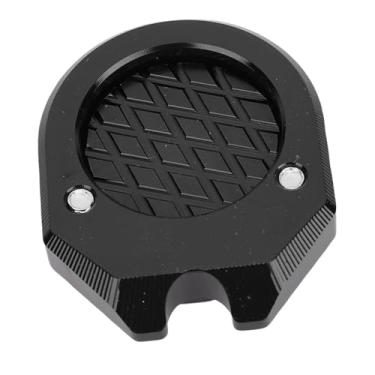 Imagem de lyrlody Motorcycle Kickstand Pad, Placa de Extensão Central para XMAX 125 250 300 400, NMAX 125 155, NVX 155 e Aerox 2013-2025, Aumenta a Estabilidade Com Fácil Instalação (Preto)