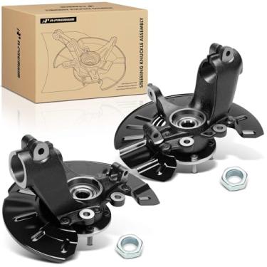 Imagem de A-Premium 2 juntas de direção dianteiras esquerda e direita e conjunto de cubo de rolamento de roda compatíveis com Ford Focus 2014 2015 2016 2017 2018, lado do motorista e do passageiro