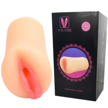 Imagem de Masturbador Super Real Vagina Feito em Cyberskin - 10x4,8CM