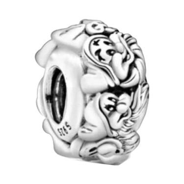 Imagem de Disney Mickey Minni Marie Gato Ponto Contas Encantos Para Pulseira De 